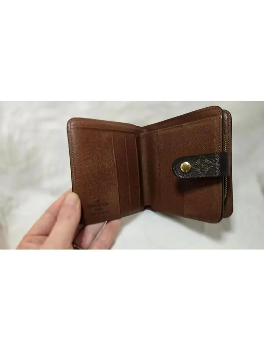 Louis Vuitton Monogram Canvas Compact Wallet